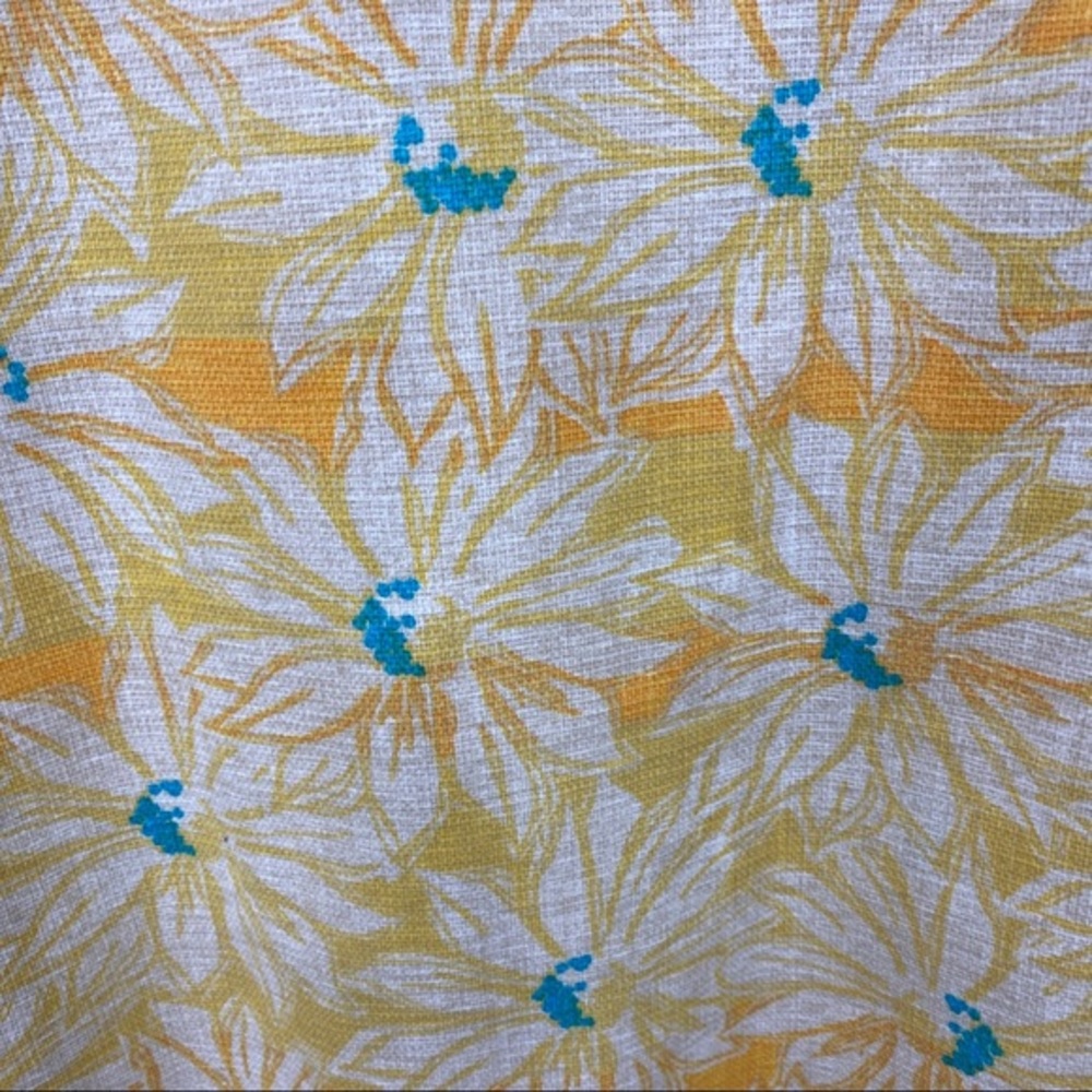 Pendleton Boho Yellow Floral Cotton Jacket Petite… - image 5